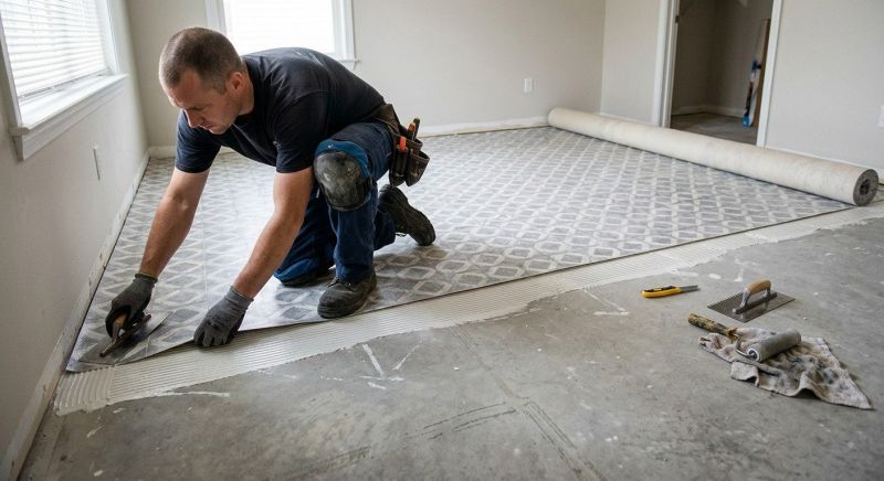 Sheet Flooring Installation in Frisco, TX